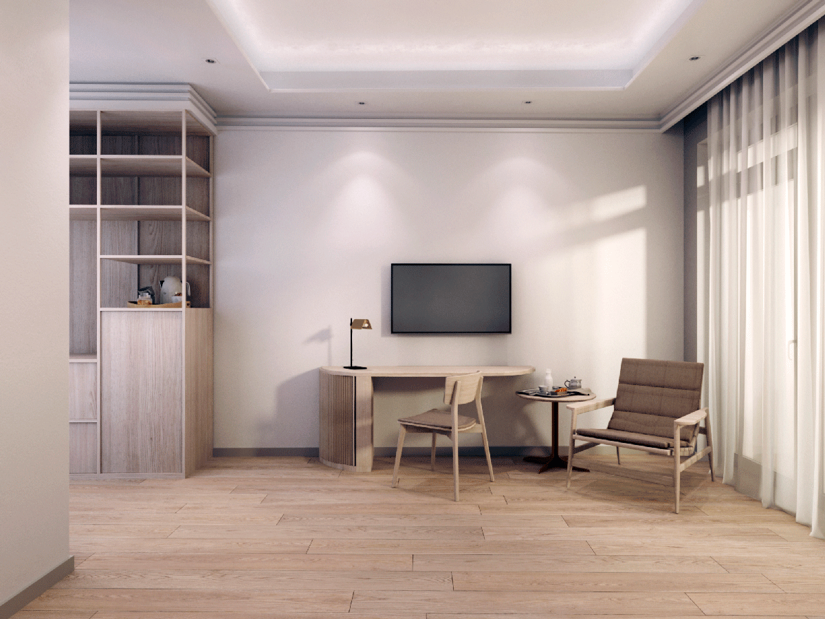 italian furniture hotel room